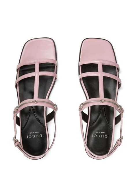 gucci sandalen roze|Gucci sandals.